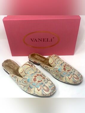 VANELI Waylon Mule Women’s Faux Furry Lining Flatform Slide Heel Size 8M NEW
